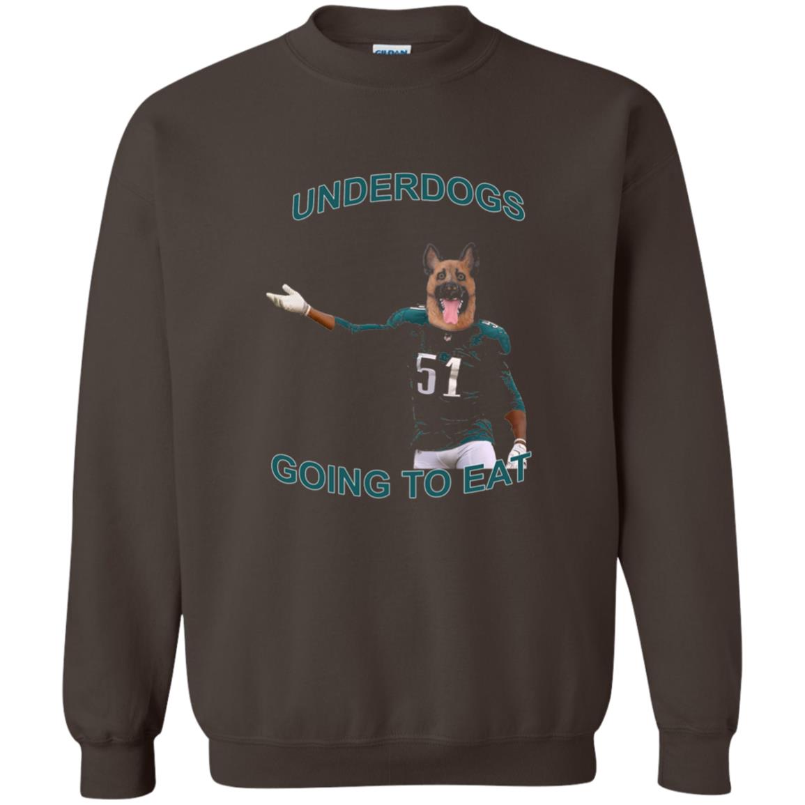 Football T-shirt Underdogs Going To Eat Dark Chocolate