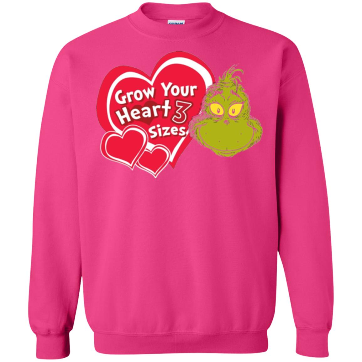 Dr. Seuss Grinch T-shirt Grow Your Heart 3 Sizes Heliconia