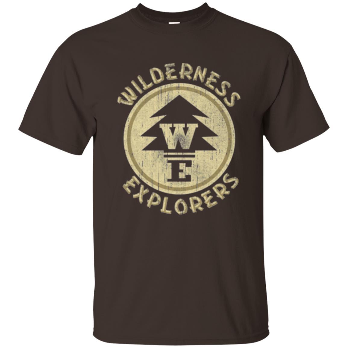 Wilderness Explorer Badge Graphic T-shirt Dark Chocolate