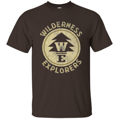 Wilderness Explorer Badge Graphic T-shirt Dark Chocolate