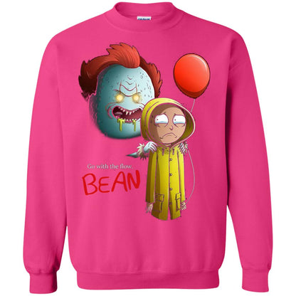 Go With The Flow It And Bean Horror Movie Shirt Heliconia