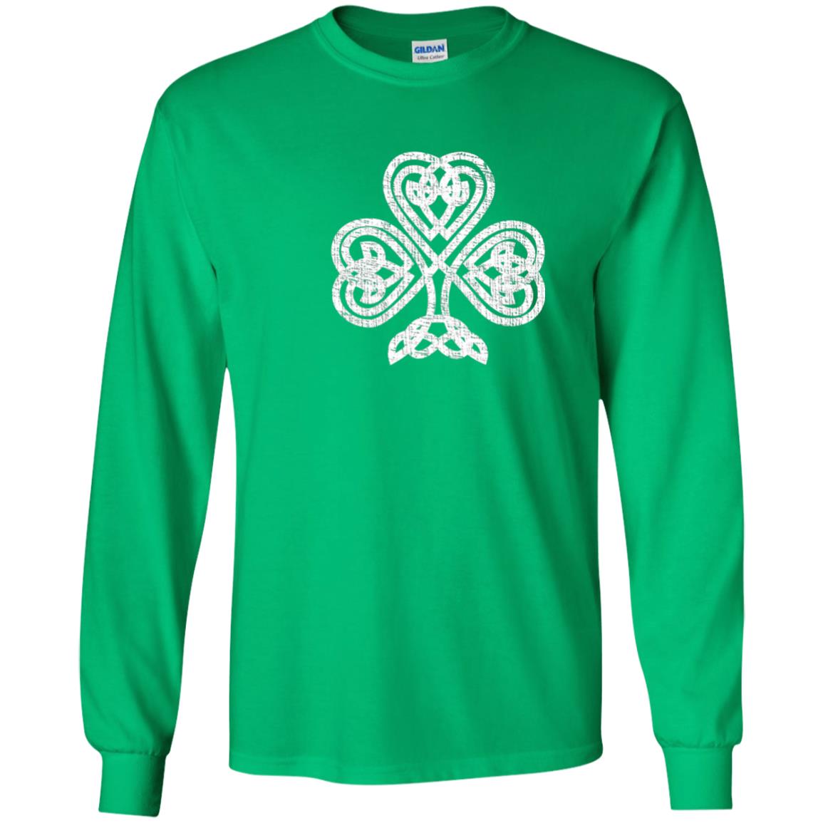 Irish Shamrock Knot Symbol St. Patrick_s Day T-shirt Irish Green