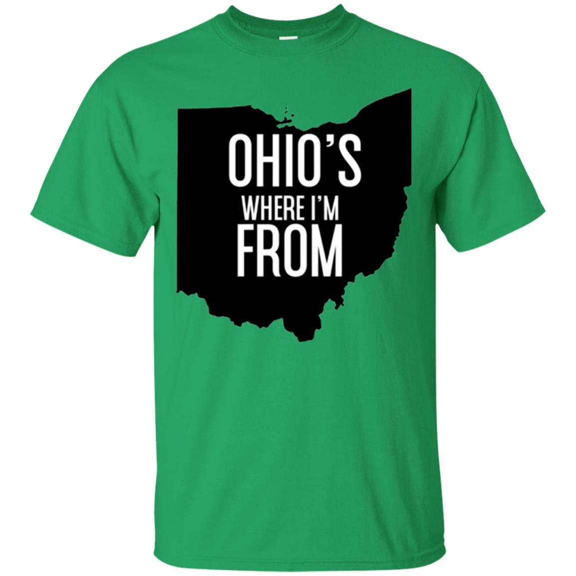 Ohio T-shirt Where I_m From Irish Green