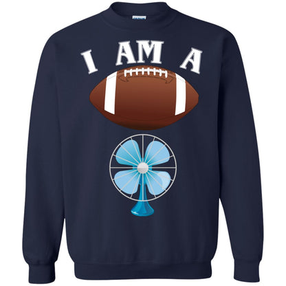 Football Lover T-shirt I Am A Football Fan Navy