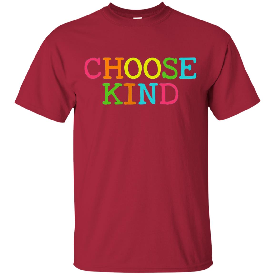 Choose Kind Be Kind Anti Bullying T-shirt Cardinal