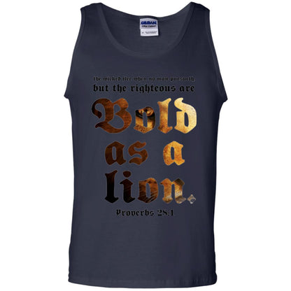 Christian T-shirt Bold As A Lion Navy