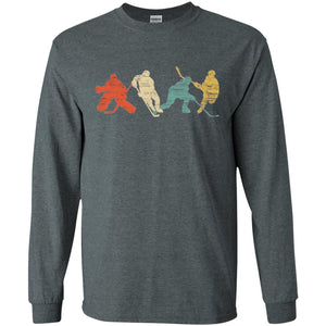 Classic Vintage Style Ice Hockey T-shirt