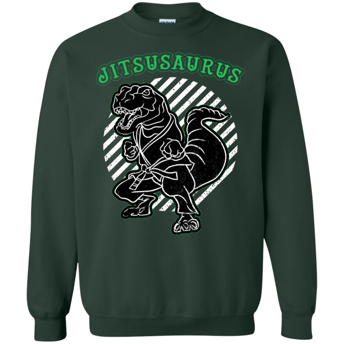 Jitsusaurus Jujutsu Saurus Shirt Forest Green