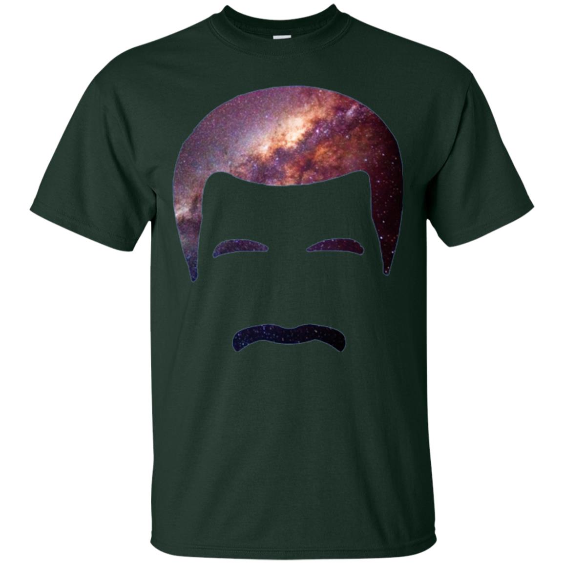 Neil Degrasse Tyson Galaxy T-shirt Forest Green