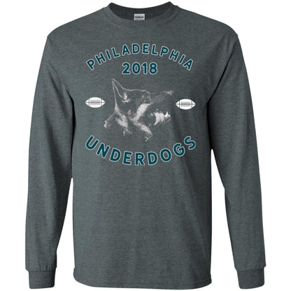 Dog Lover T-shirt Philly Philadelphia Underdogs Lii Game Day Dark Heather