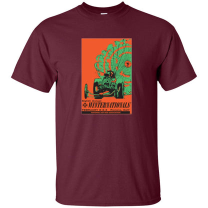 Nhra 1968 Winternationals T-shirt Maroon