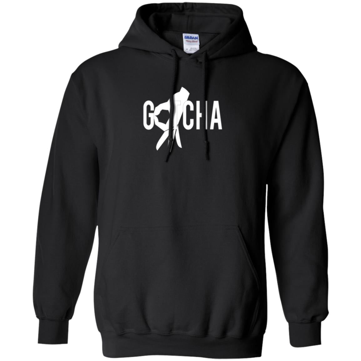 Gotcha Finger Circle Game T-shirt Black