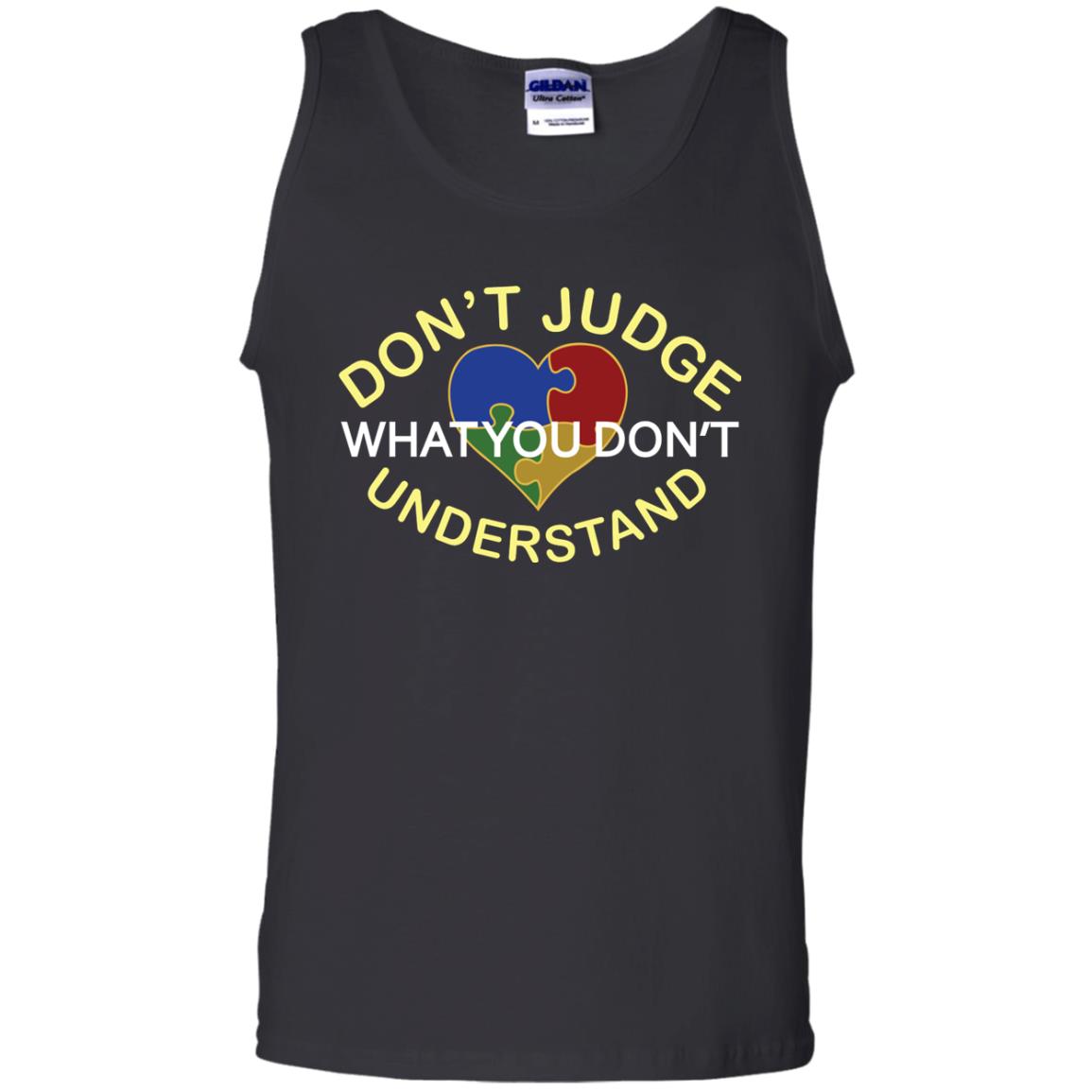 Don't Judge What You Don't Understand Autism Awearness Shirt Black