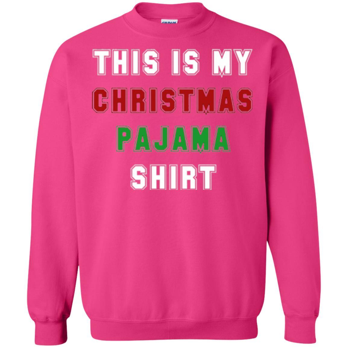 Christmas T-shirt This Is My Christmas Pajama Heliconia
