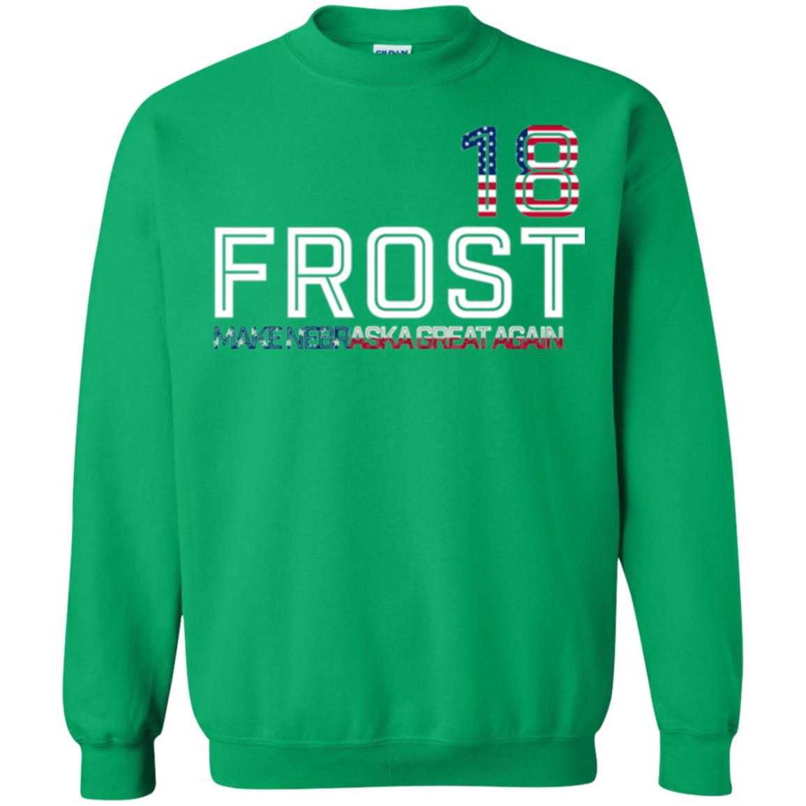 Frost 2018 T-shirt Make Nebraska Great Again Irish Green