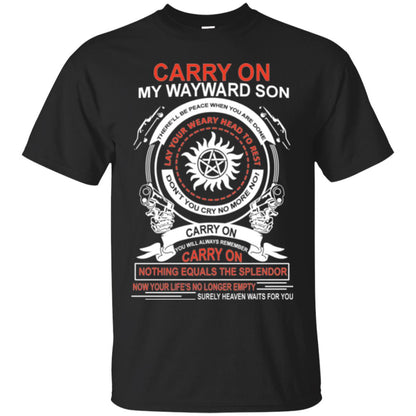 Carry On My Wayward Sonthere Will Be Place When You Are Done Black