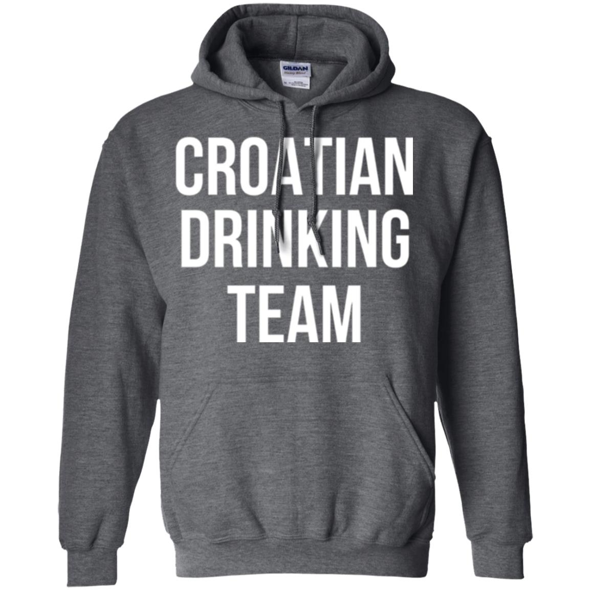 Croatian Drinking Team Drinking T-shirt Dark Heather