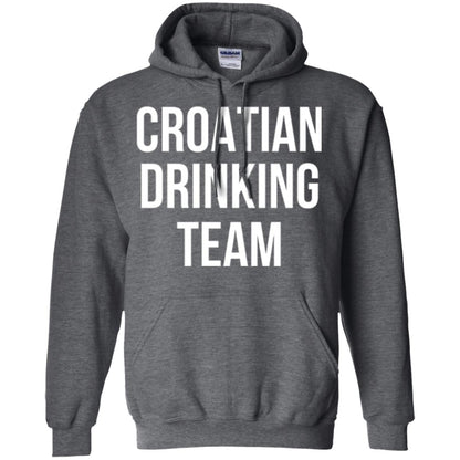 Croatian Drinking Team Drinking T-shirt Dark Heather