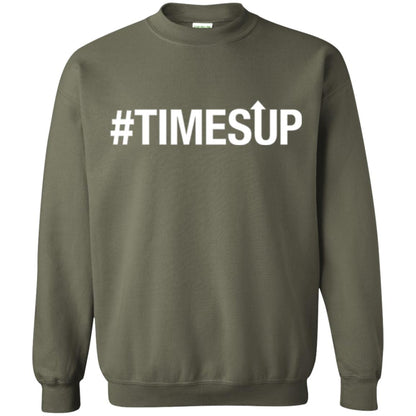 Feminist Movement T-shirt Time_s Up Military Green