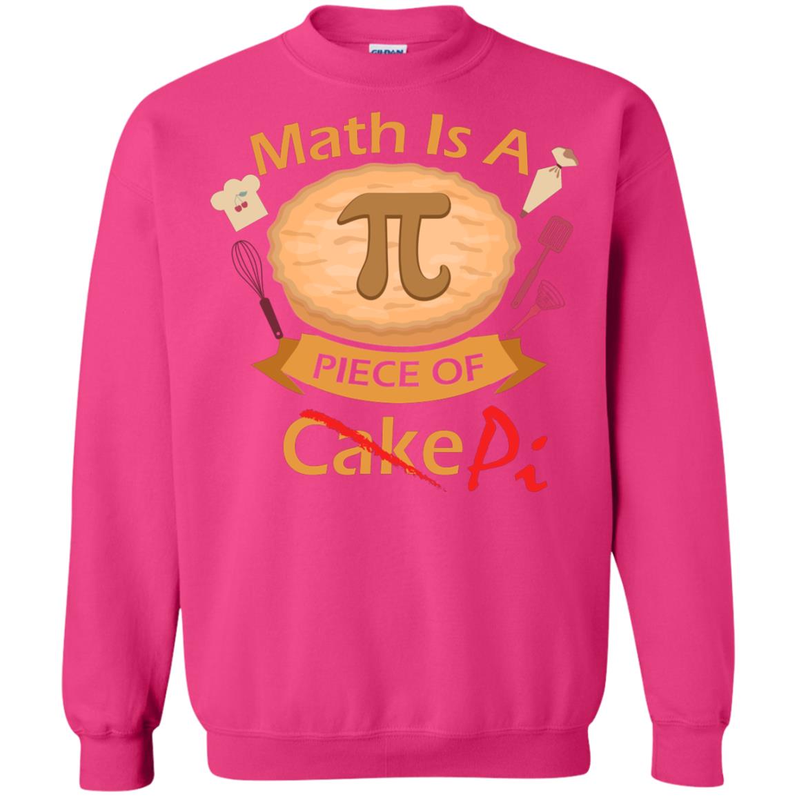 Math Is A Piece Of Pi Funny Pi Day T-shirt For Math Lover Heliconia