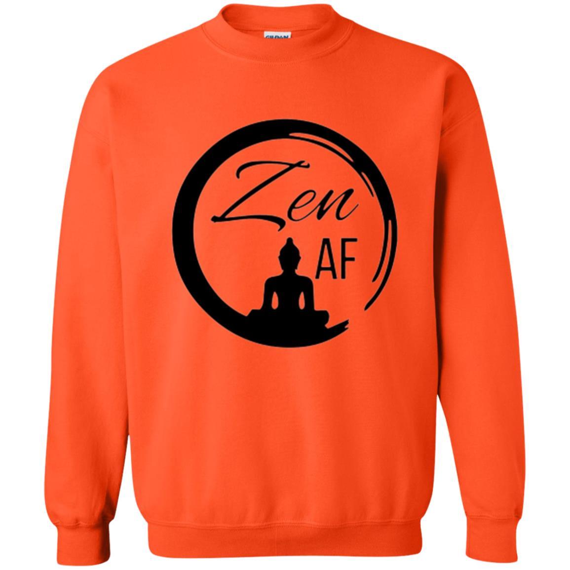 Zen Af Yoga Graphic T-shirt Orange