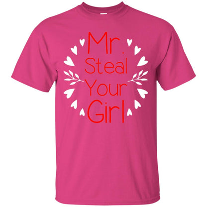 Funny Valentines Day Shirt Mr Steal Your Girl Heliconia