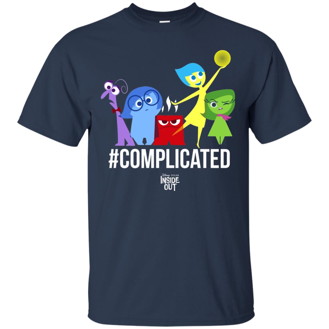 Inside Out Complicated Emotions Graphic T-shirt Navy