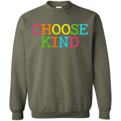 Choose Kind Be Kind Anti Bullying T-shirt Military Green