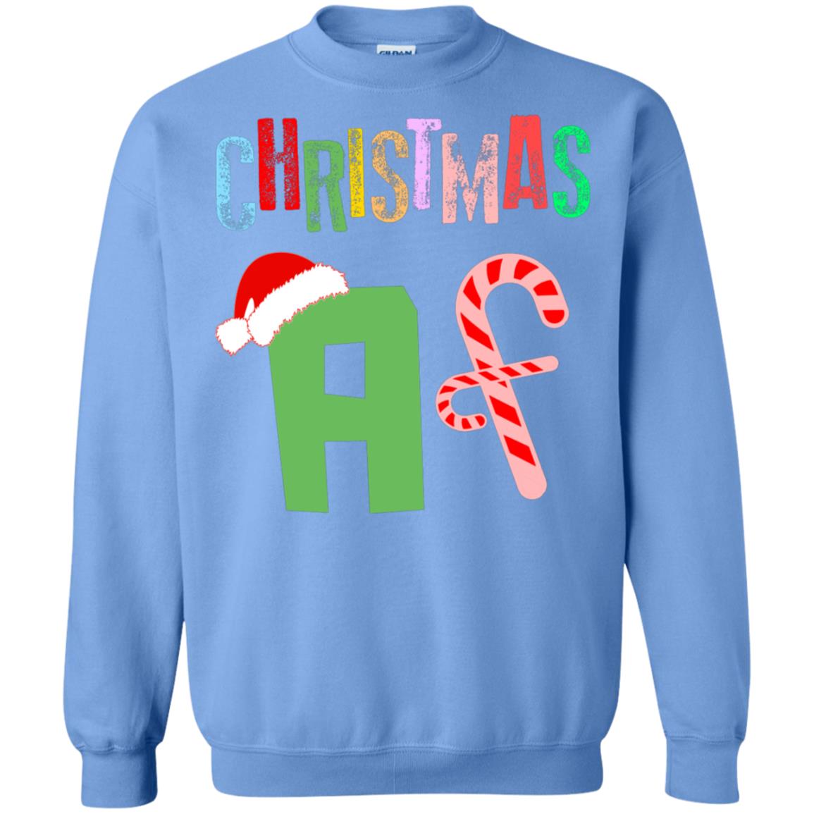 Chrismas Af X-mas Gift Shirt For Mens Or Womens Carolina Blue