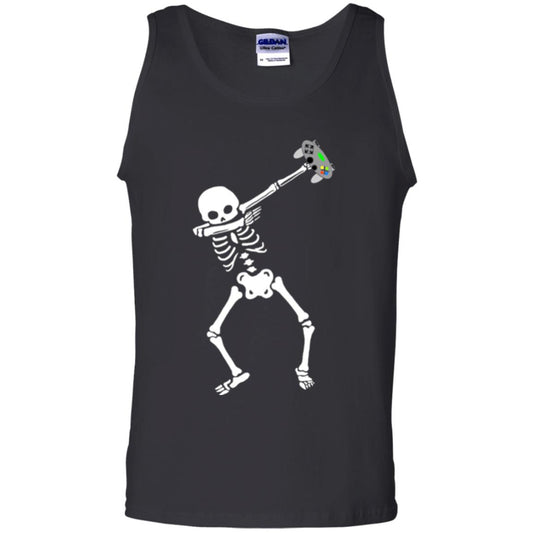 Gamer T-shirt Dabbing Skeleton Black