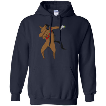 Derby Party 2018 Funny Dabbing Horse Shirt Navy