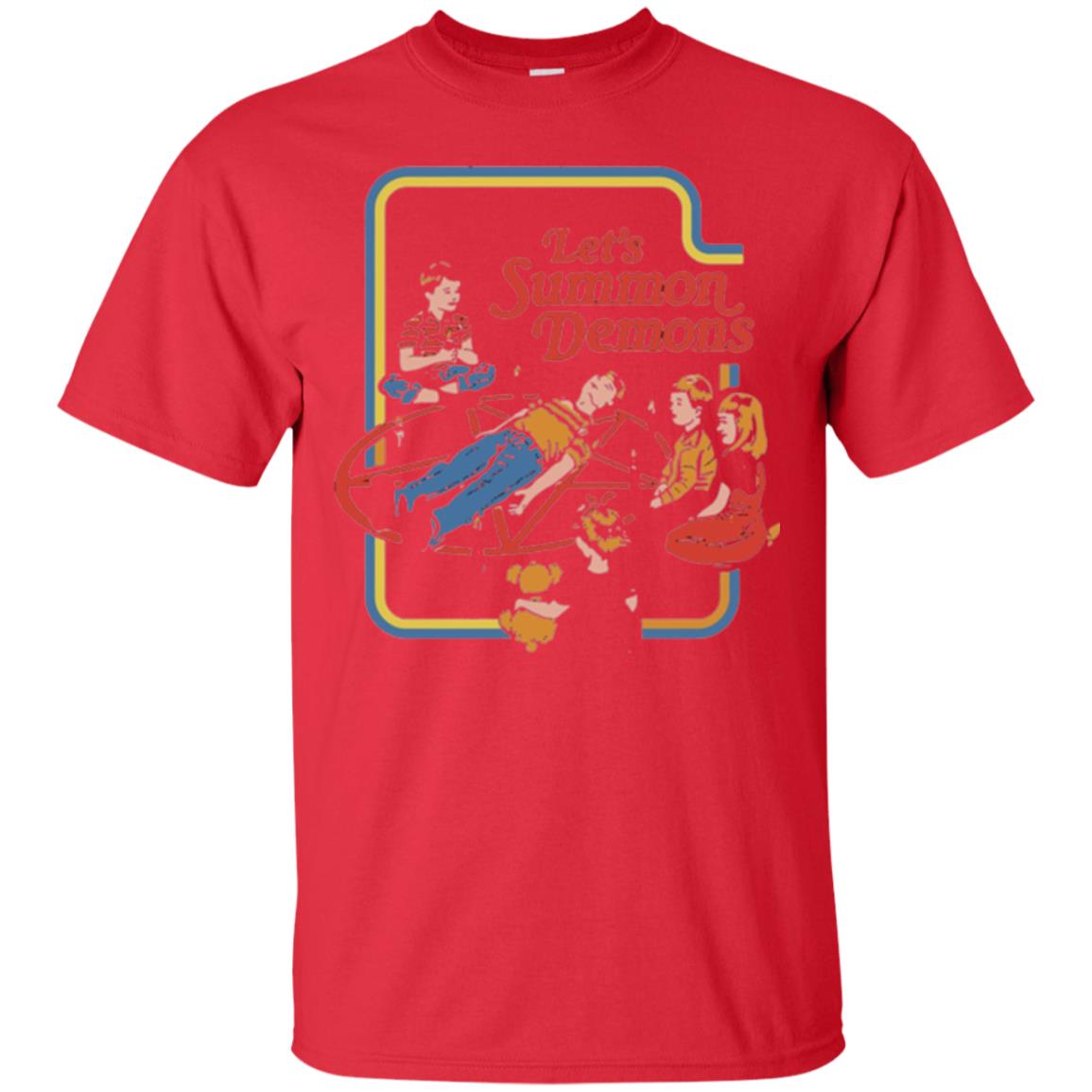 Let_s Summon Demons T-shirt Red