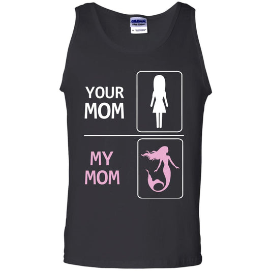Your Mom My Mom Is Mermaid Mommy Shirt For Kids Black