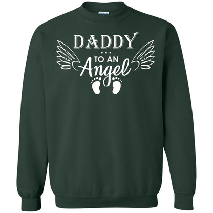 Daddy To An Angle Daddy In Heaven Shirt Forest Green