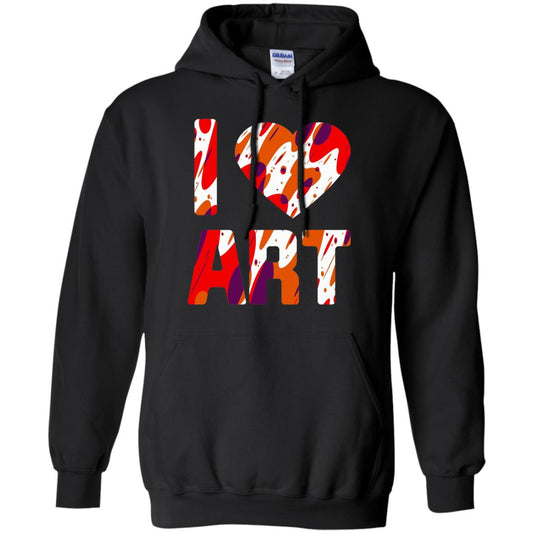 Artist T-shirt I Love Art Black
