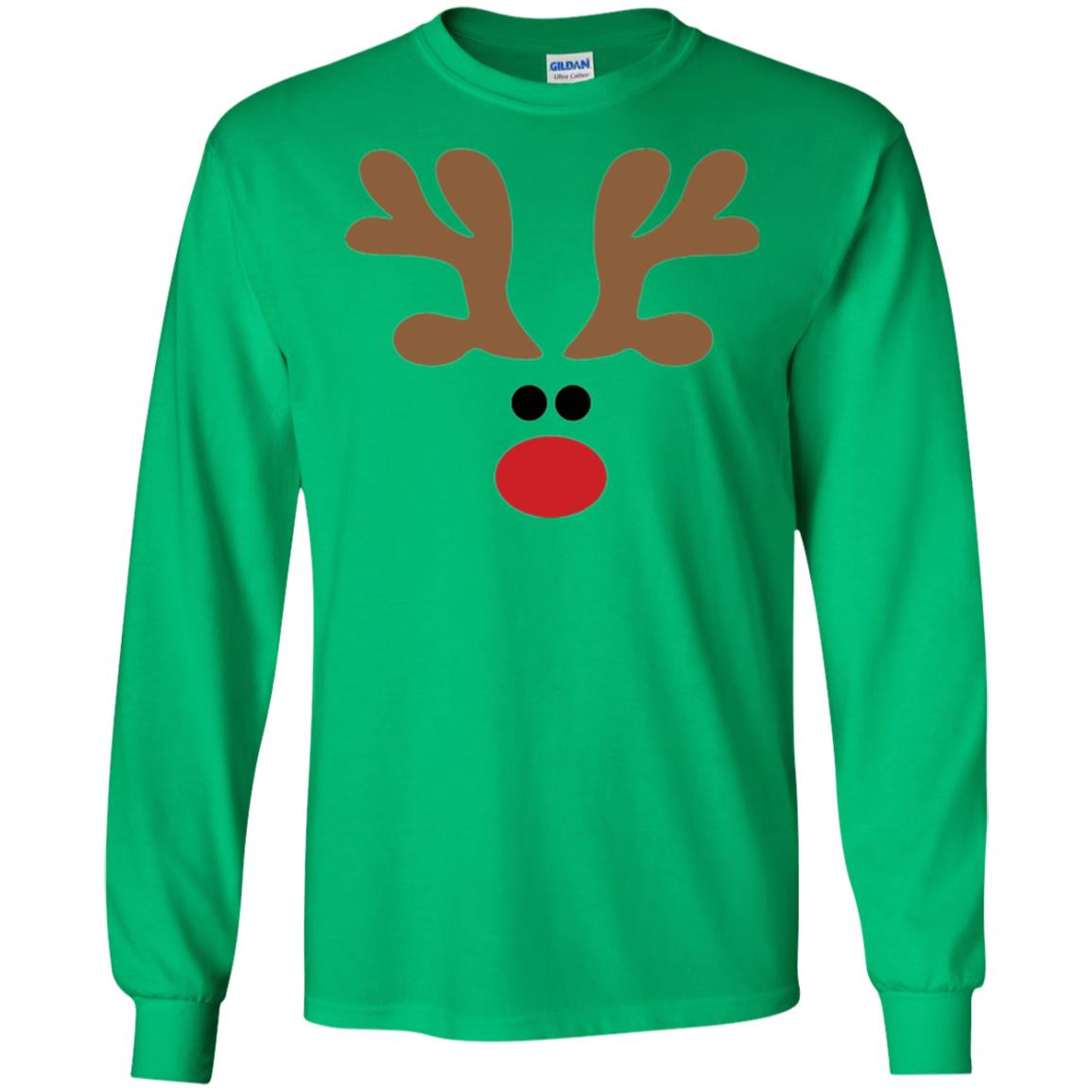 Christmas T-shirt Reindeer Irish Green