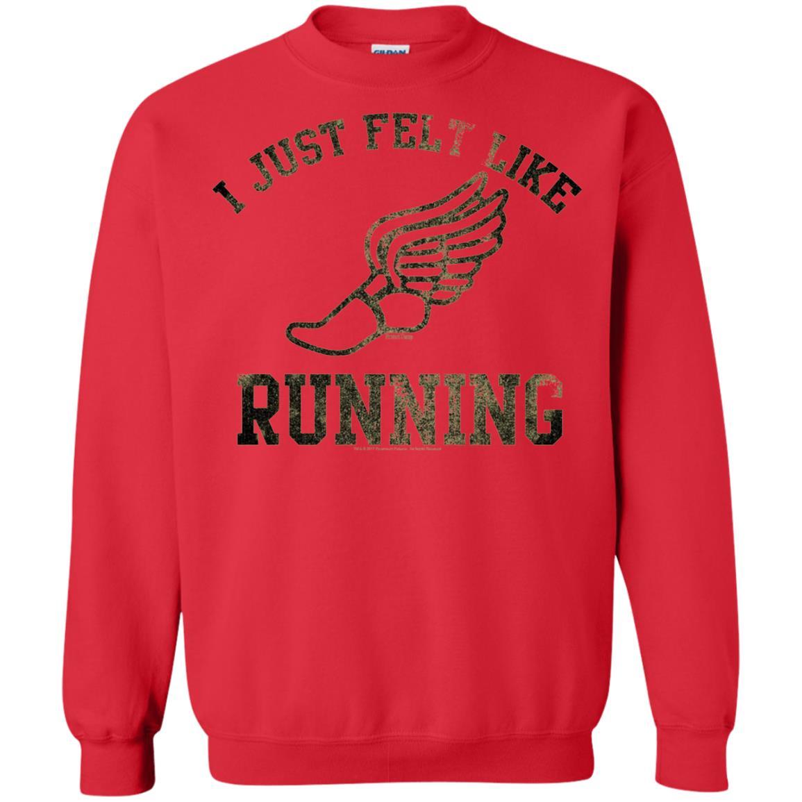 Movie T-Shirt I Just Felt Like Running Red
