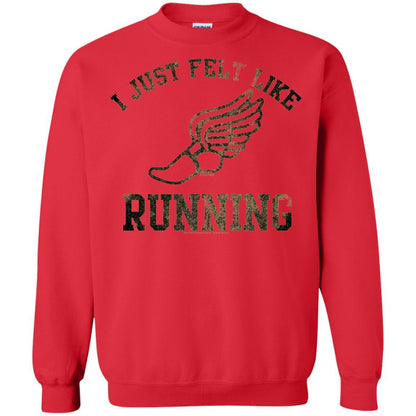 Movie T-Shirt I Just Felt Like Running Red