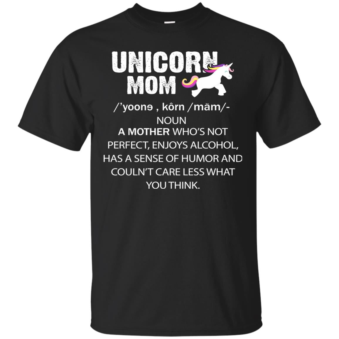 Unicorn Mom Shirt Black