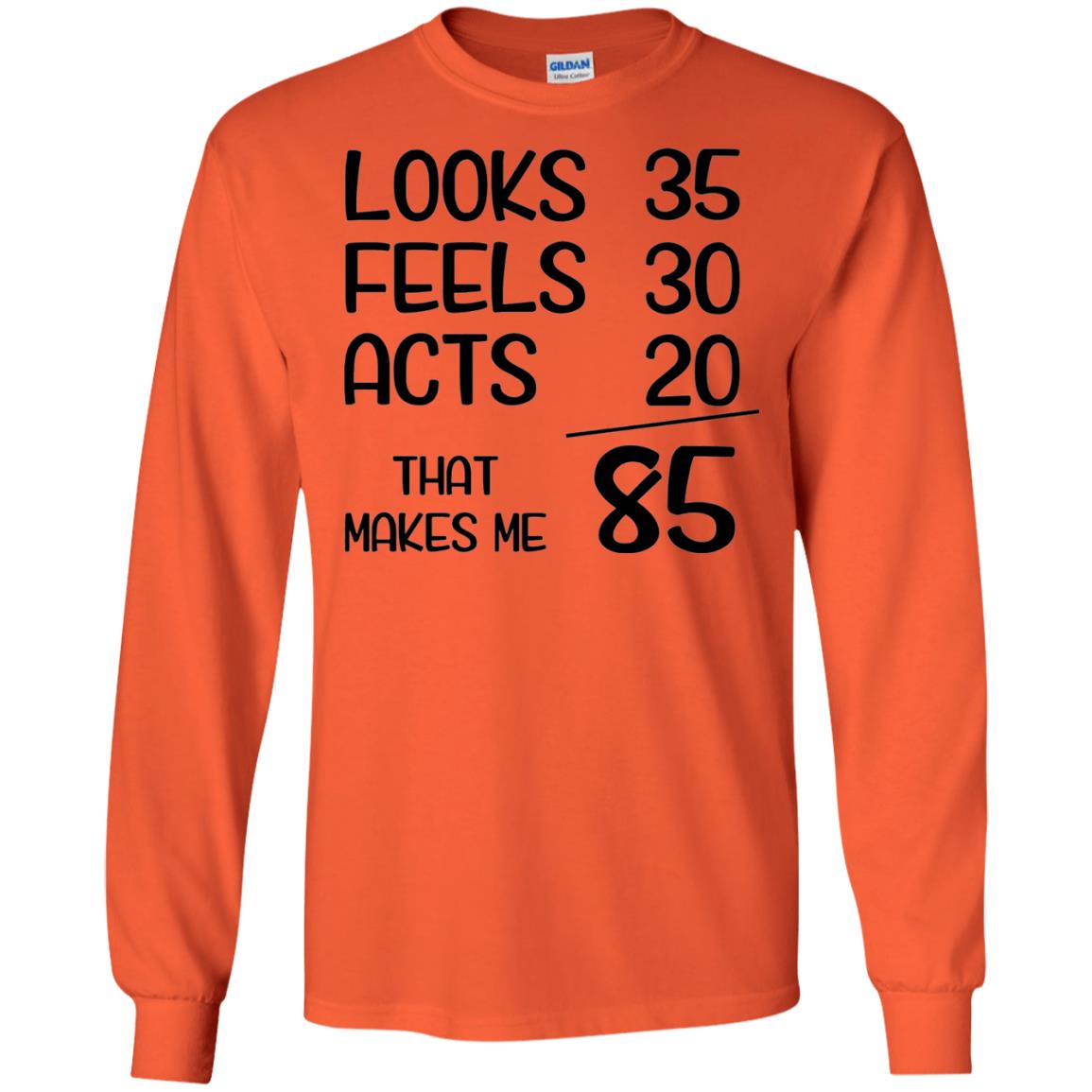 Funny 1933 85 Years Old 85th Birthday T-shirt Orange