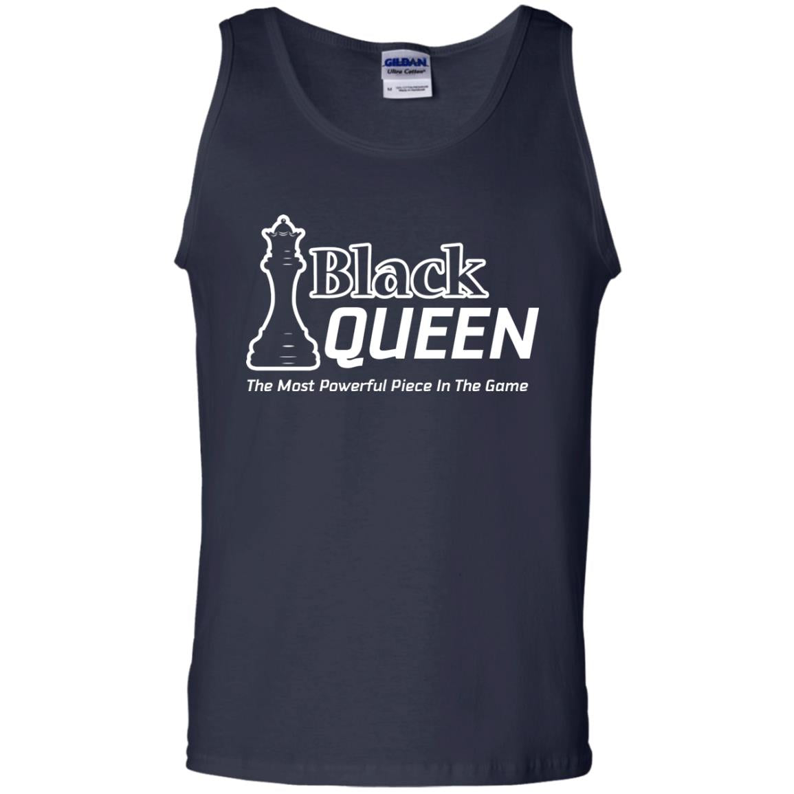 Black Queen Proud Black Woman African American T-shirt Navy