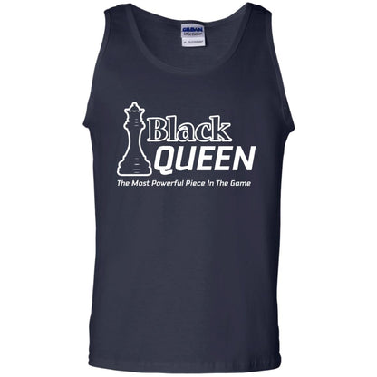 Black Queen Proud Black Woman African American T-shirt Navy