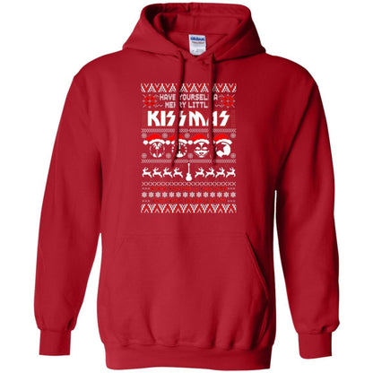 Christmas T-shirt Have Yourself A Merry Little Kissmas Red