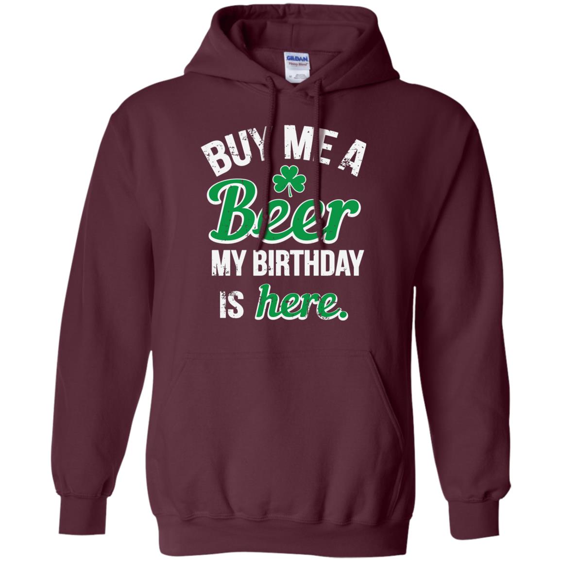 Buy Me A Beer Saint Patricks Day T-shirt Maroon
