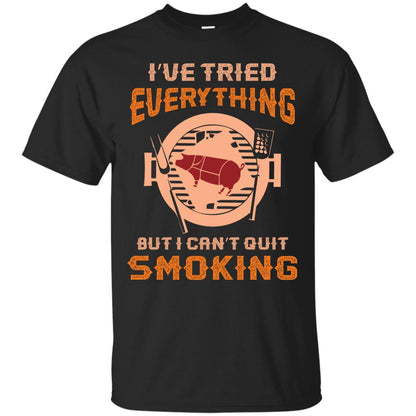 I Can’t Quit Smoking Barbecue Party T-shirt Black