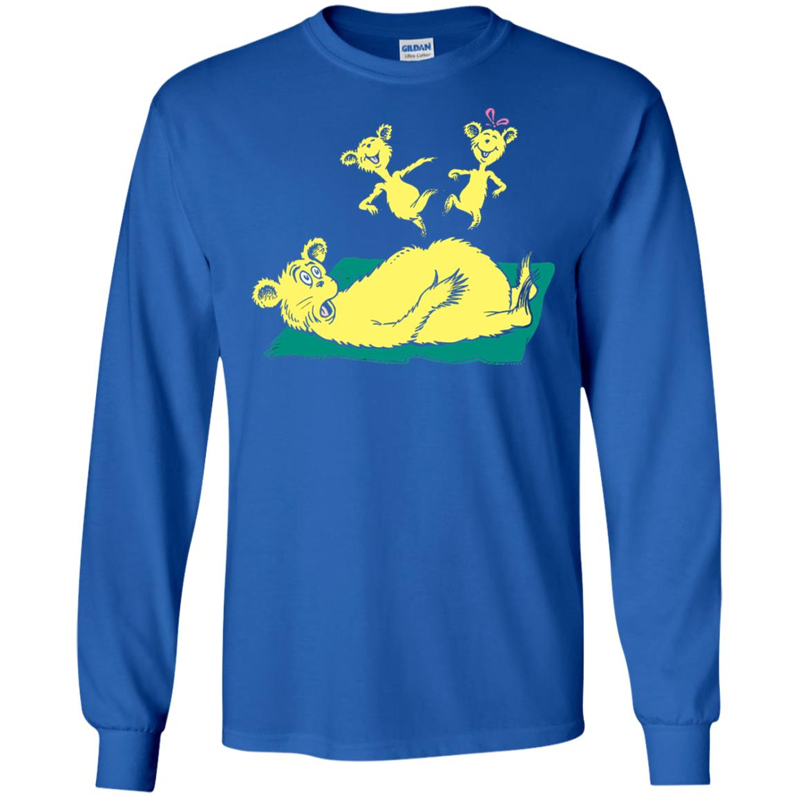 Dr. Seuss Hop On Pop Book Lover T-shirt Royal