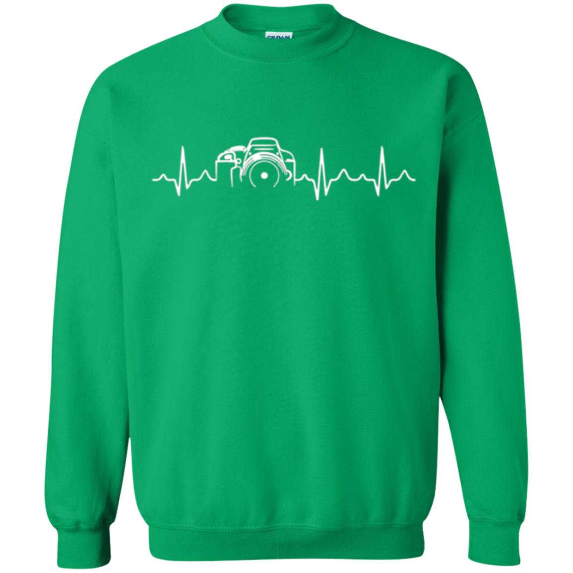 Photographer T Shirt Heartbeat Photography Irish Green