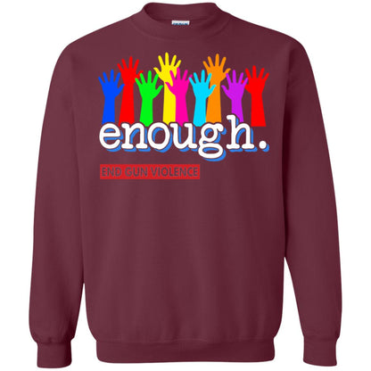 End Gun Violence Enough Gun Control T-shirt Maroon