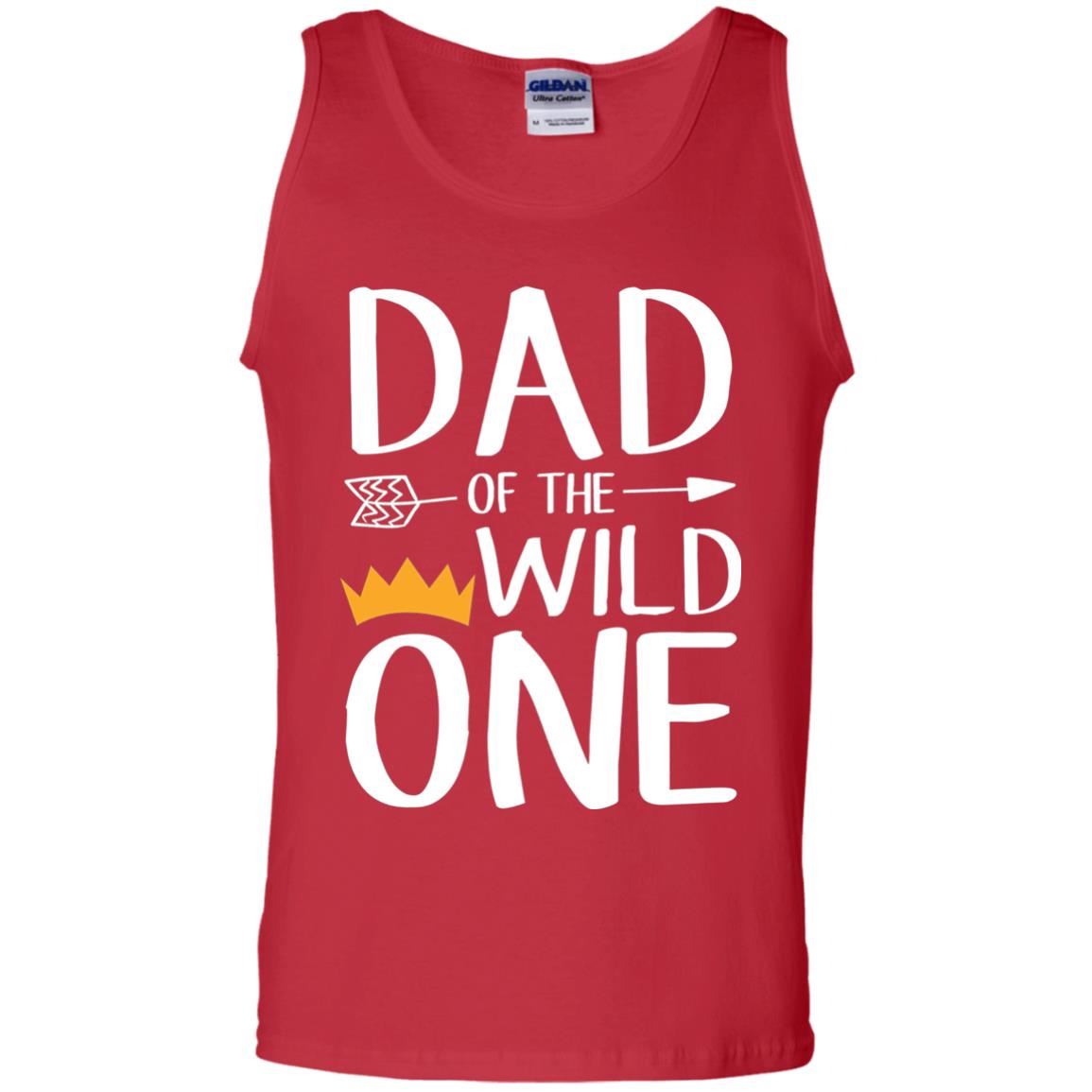 Dad Of The Wild One Thing 1st Birthday Shirt Red