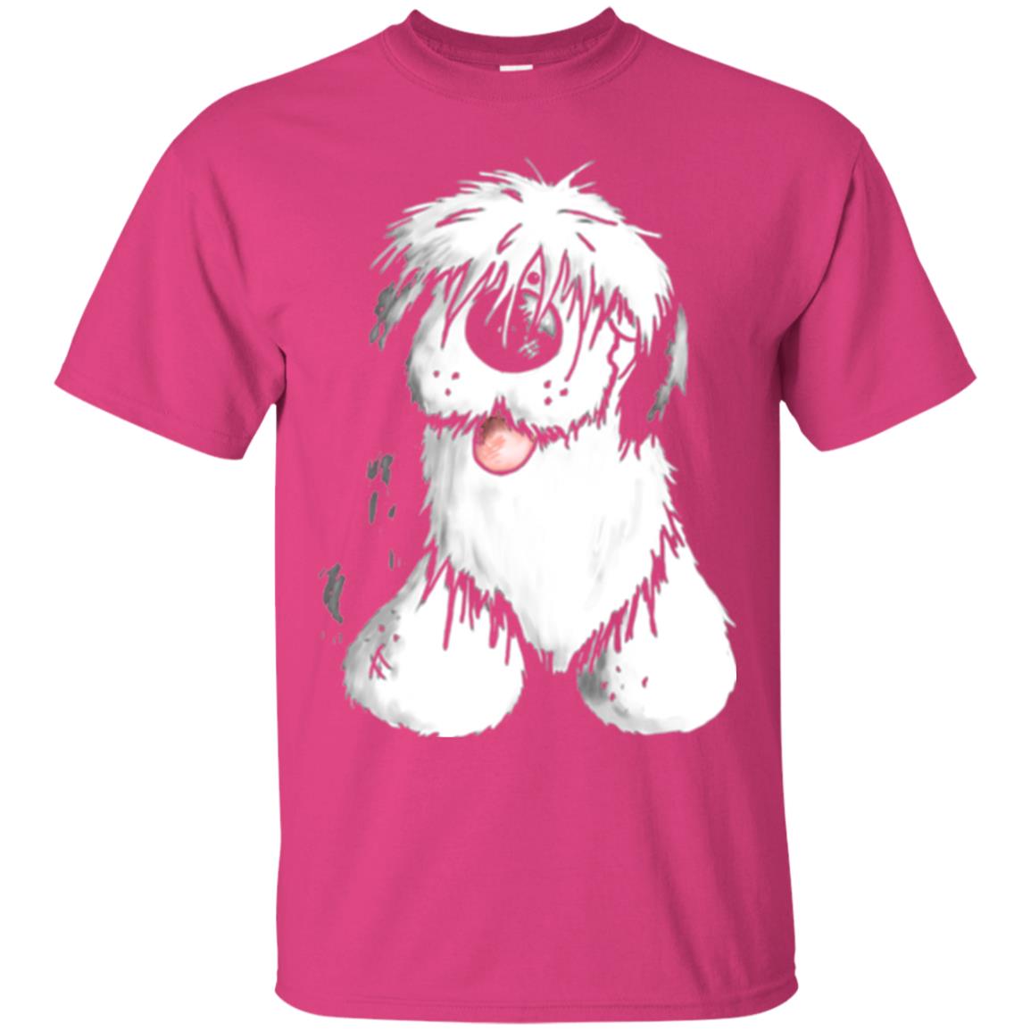 Dog Lover T-shirt Happy Old English Sheepdog